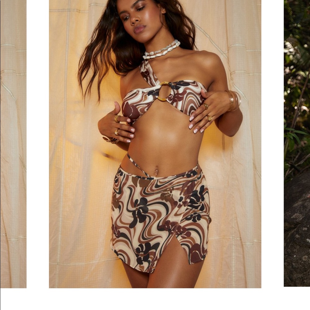 Jaded London complete bikini set with sarong